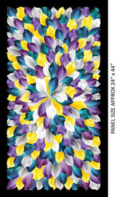 Petal Paradise Panel Multi 9871-99
